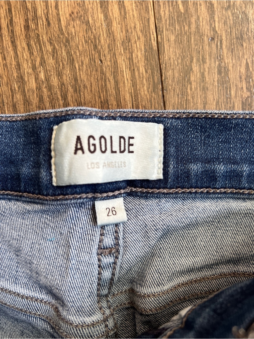 AGOLDE Women's Blue Denim Jeans - Classic Mid Wash size 26